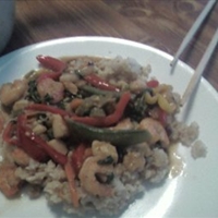 California Shrimp and Scallop Stir-Fry