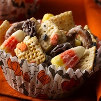 Candy Corn Chex Mix