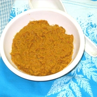 Carrot coriander chutney
