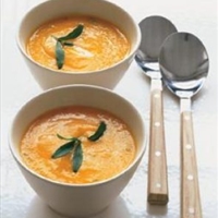 Carrot Soup With Orange, Ginger, And Tarragon