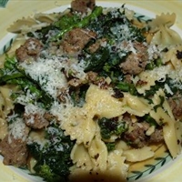 Cavatelli with Italian Sausage And Brocolli Rabe Cavatelli with Italian Sausage And Brocolli Rabe