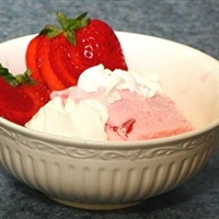 Champagne Sorbet with Wild Strawberries Champagne Sorbet with Wild Strawberries