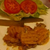 Cheeseburger and Fries Casserole