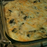 Cheesy Spinach Spaghetti