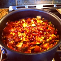 Cheesy Vegetable Chili