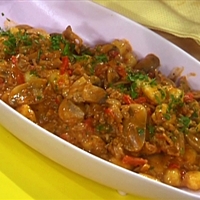 Chicken and Mushroom Goulash with Gnocchi