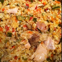 Chicken and Rice Casserole with Summer Vegetables