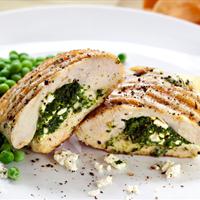 Chicken Breast stuffed with Feta Cheese and Oregano Chicken Breast stuffed with Feta Cheese and Oregano