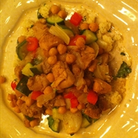 Chicken Curry with Chickpeas and Couscous Chicken Curry with Chickpeas and Couscous