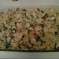 Chicken Florentine Artichoke Bake