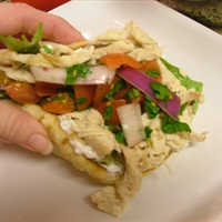 Chicken Gyros with Cucumber Salsa and Tsatsiki