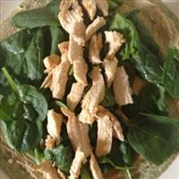 Chicken Hummus Wrap