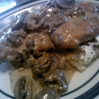Chicken In Wine Mushroom Sauce