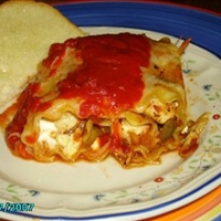 Chicken Lasagna Rollup