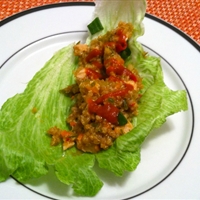 Chicken Quinoa Lettuce Wraps