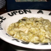 Chicken Risotto with Sage Butter