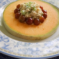 Chicken Salad in Cantaloupe