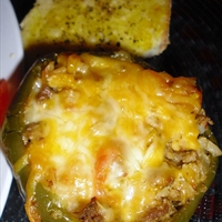 Chicken-Stuffed Bell Peppers Spanish Style Chicken-Stuffed Bell Peppers Spanish Style