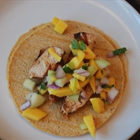 Chicken Tacos with Mango Salsa