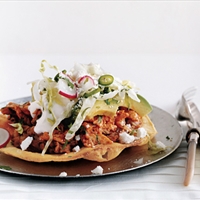 Chicken Tostadas