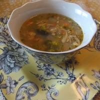 Chicken, White Bean and Broccoli Soup