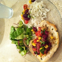 Chicken with Southwestern Salsa