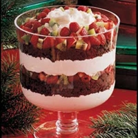 Chocolate and Fruit Trifle 
