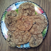 Chocolate Cherry Toffee Cookies