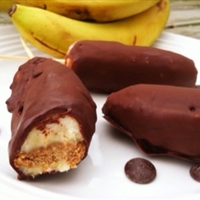 Chocolate covered almond banana
