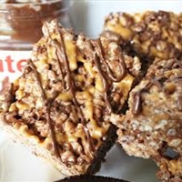 Chocolate Peanut Butter Rice Krispie Treats