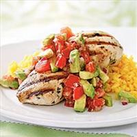 Cilantro-Lime Chicken with Avocado Salsa