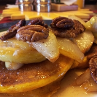 Cinnamon Maple Glazed Apples & Pears