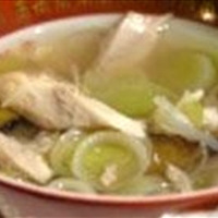 Cock-a-leekie soup