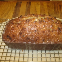 Coconut Banana Bread W/Key Lime Glaze Coconut Banana Bread W/Key Lime Glaze