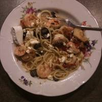 Collin's SundriedTtomato, Shrimp, and Broccoli Pasta