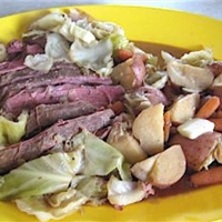 Corned Beef and Cabbage Dinner