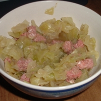 Corned Beef cabbage and Rice