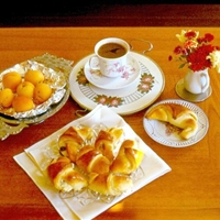 Cottage cheese filled crescents