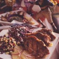 Country-Style Ribs with Jalapeno-Peach Sauce