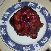 Cranberry-glazed Roast Pork