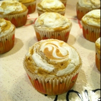 Cream Cheese and Pumpkin Muffins
