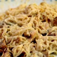 Creamy Sauced Chicken & Noodles