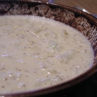 Creamy Cheesy Cauliflower Soup