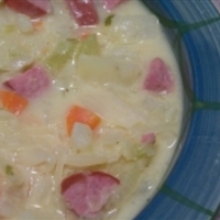 Creamy Kielbasa Soup