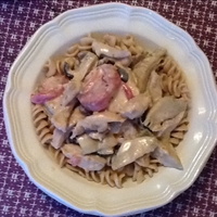 Creamy Mediterranean Chicken Pasta