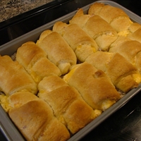 Crescent roll casserole