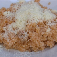 Croatian Dalmatian red risotto (fisherman’s risotto)