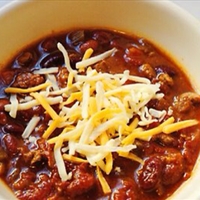 Crock Pot Turkey Chili (HOT)