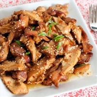 Crockpot Honey Bourbon Chicken