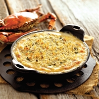 Crème de Brie Champagne and Crab Gratin